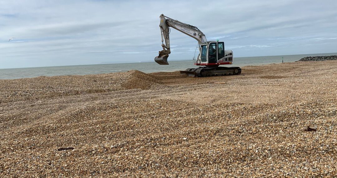 BEACH LEVELLING   SELSEY